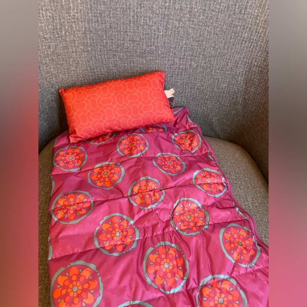 American Girl sunset sleepover bag